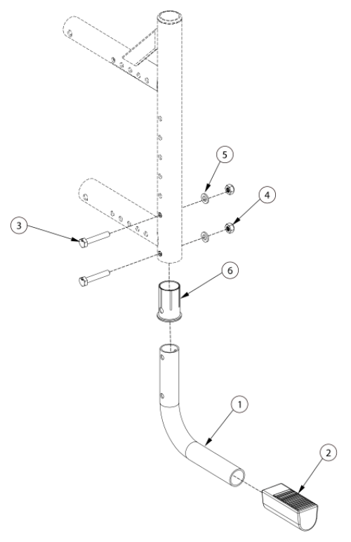 Catalyst 5vx Tipping Lever (step Tube) parts diagram