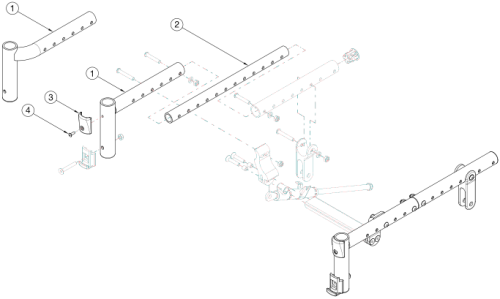 Flip Seat Frame - Growth (depth) parts diagram