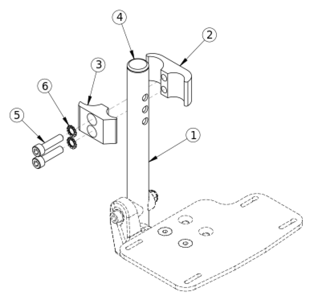 (discontinued) High Mount Clamp parts diagram
