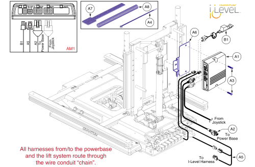 Ne+ Lift, Reac Lift / I-level parts diagram