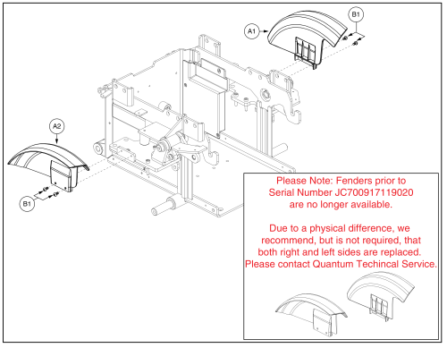 Fender Shrouds Without Lights, Q6 Edge Hd parts diagram