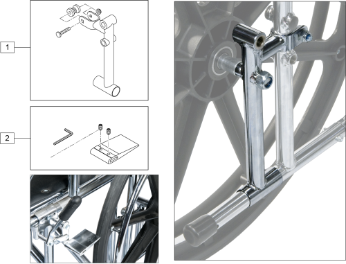 Amputee Axle Plate (1000-2000) parts diagram