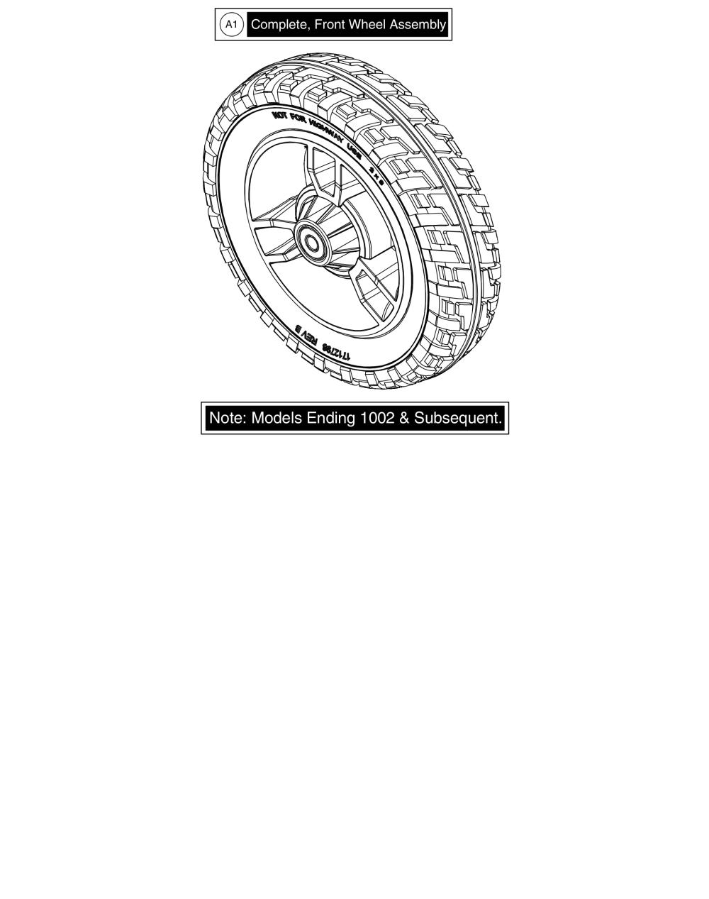 Models Ending 1002 & Subsequent. parts diagram