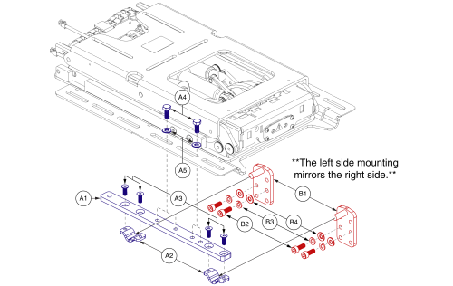 Angle Adjustable Seat Towers, Captain's Seating W/ Lift, Tb3 Reac parts diagram