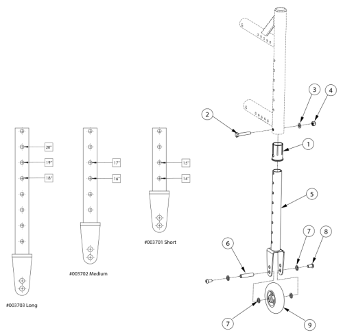 Catalyst 5vx Transit Wheels parts diagram
