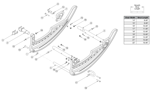 Cr45 Rotary Frame parts diagram