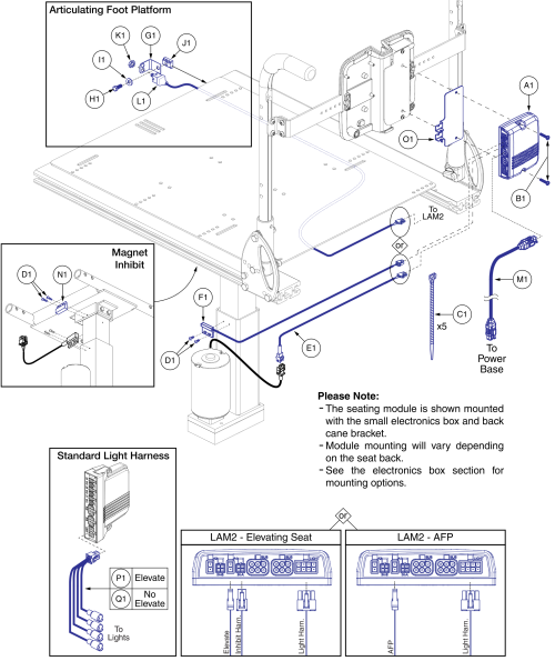 Q-logic 3 Lam2, Harnesses, And Hardware - Synergy parts diagram