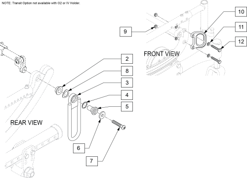 Folding Iris Transit Kit Wc19 parts diagram