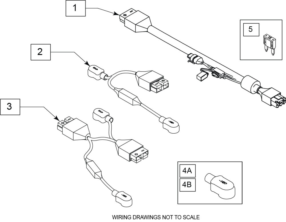 Power Harness Wiring parts diagram