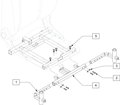 Captains Seat Sa Hanger Receiver parts diagram
