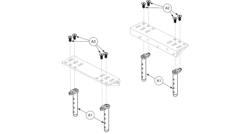 Fixed Towers, Bariatric Tilt parts diagram