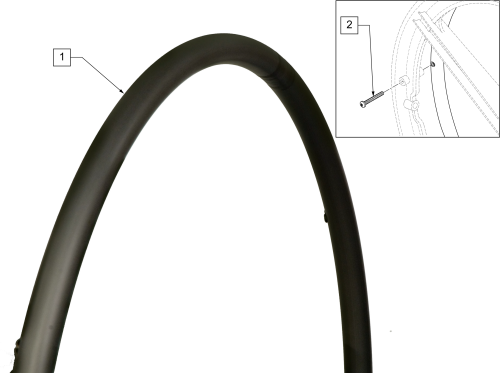 Painted (screw Mount) parts diagram