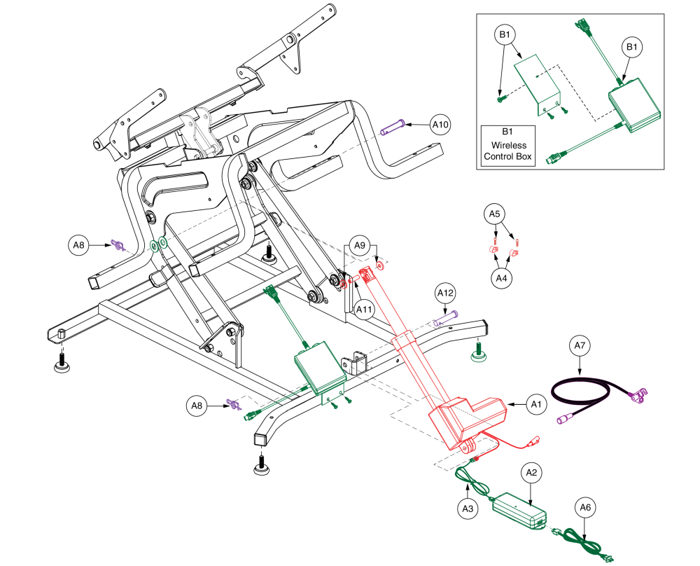 Nc201, Dual Lead Motor W/capacitor,wireless parts diagram