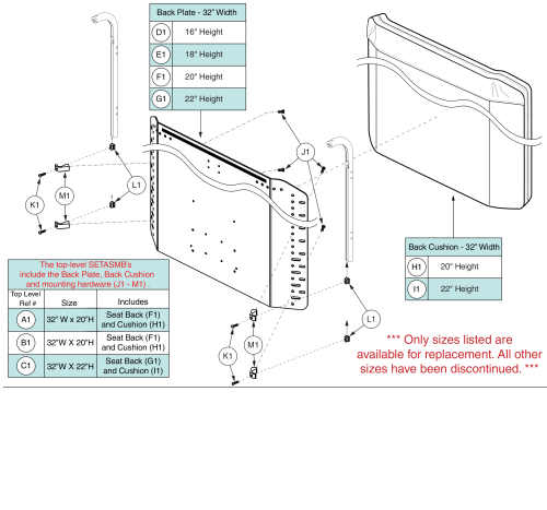 Standard Back - 32