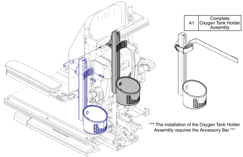 Oxygen Tank Holder, Tb3 Style parts diagram