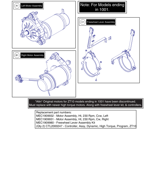 Models Ending In 1001 parts diagram