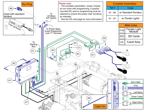 Ql3 Base Electronics, Tru-balance 4 Seat W/ 6mph Accu-trac Motors, Q6 Edge 3 parts diagram