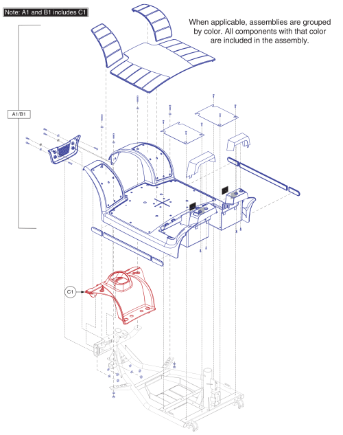 Front Shroud Assy parts diagram