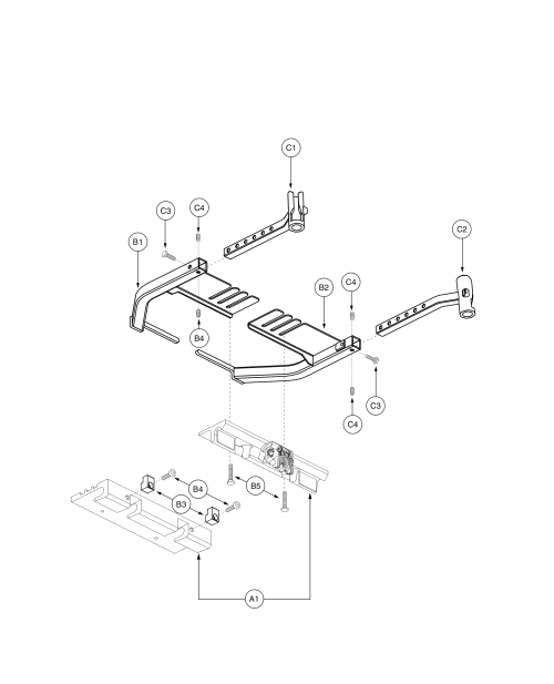 Universal - Universal Front & Rear Extrusions, Elr / Sa Ver2 parts diagram