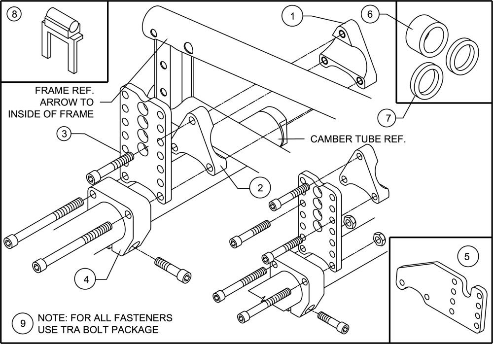 Axle Plate Assembly parts diagram