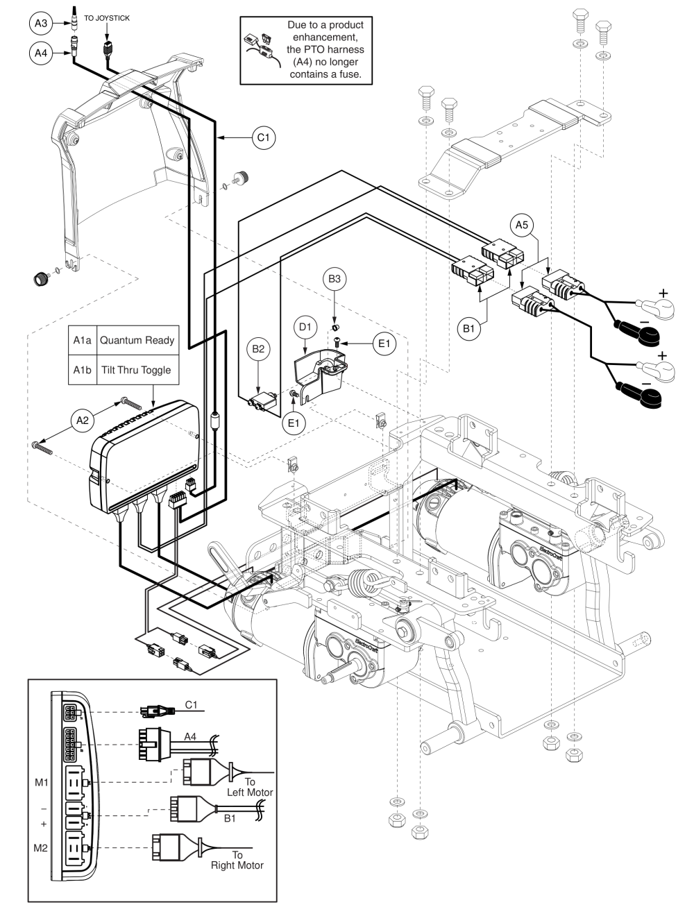 Q-logic, Accu-trac, Quantum Ready / Tilt Thru Togggle Assy, Q6 Edge Series parts diagram