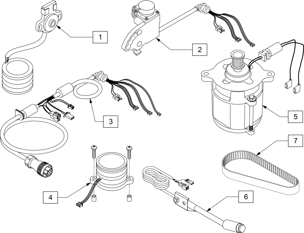 Xtender Internal Replacement Parts parts diagram