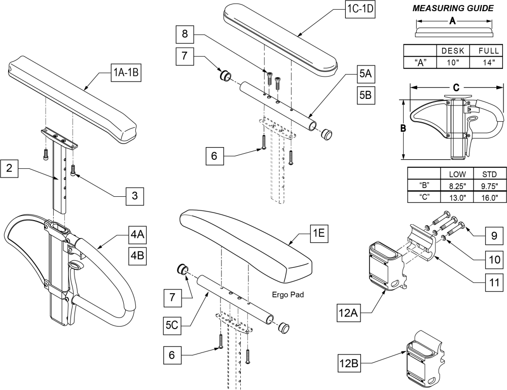Quickie Access Replacement Parts by Quickie