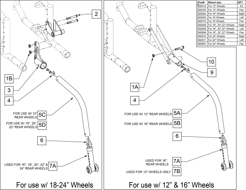 Anti Tips parts diagram