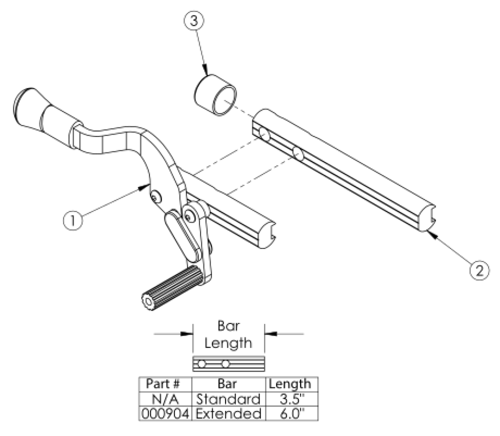 Clik Push To Lock Flush Mount Wheel Lock parts diagram