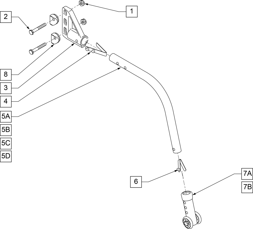 Anti Tips (z2) parts diagram