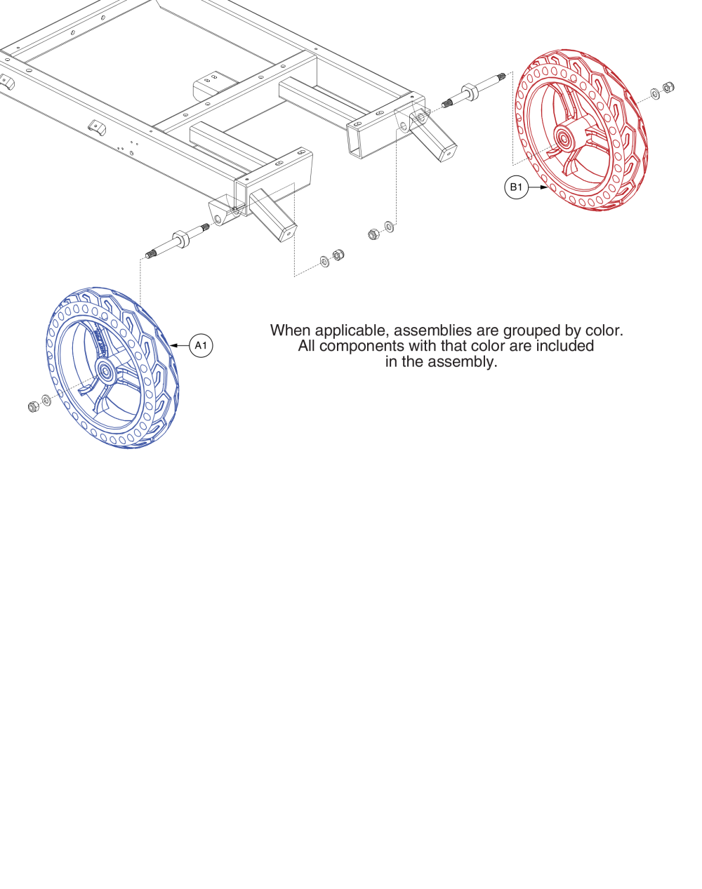 Rear Wheel parts diagram