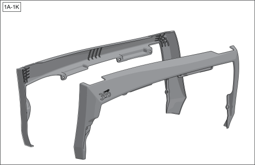 360 Side Shroud Flare Kits parts diagram