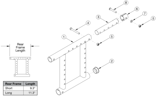 Spark Rear Frame parts diagram