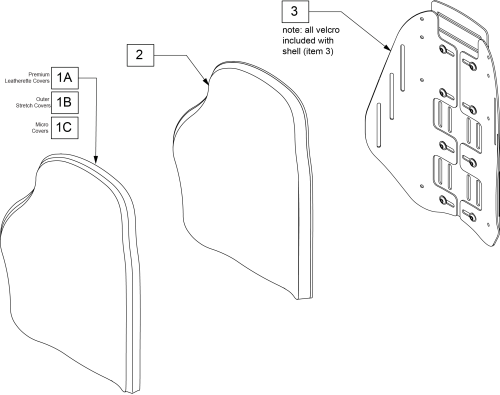 Jay Syncra Back parts diagram