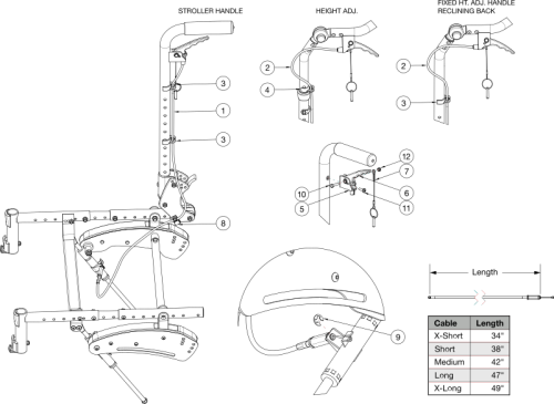 Flip Hand Tilt parts diagram