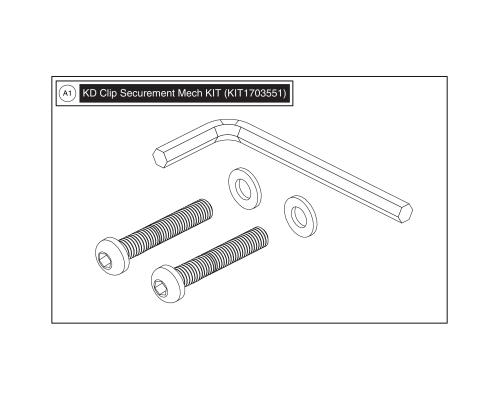 Kd Clip Securement Mech Kit parts diagram