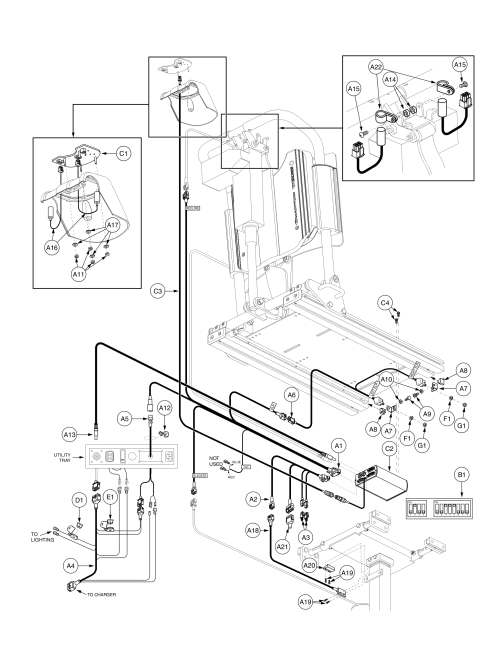 Sync. Recl.&comb. Legs W/ Ind. Elev&comb.legs, Tb1 Electronics parts diagram