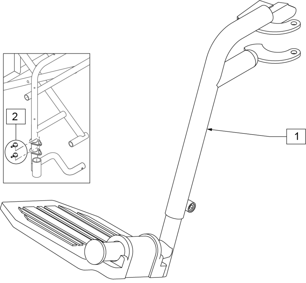 Swing Away Hanger parts diagram