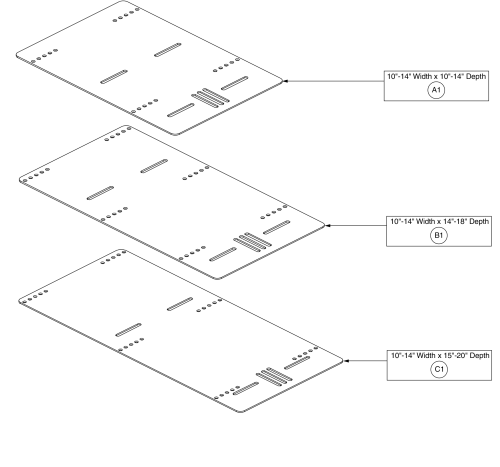 Seat Pans, Pediatric Tilt parts diagram