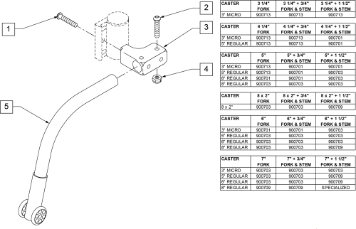 Front Anti-tip (z2) parts diagram