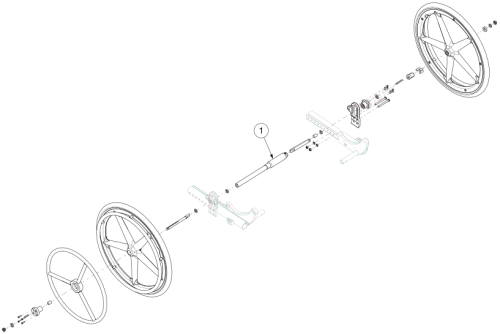 (discontinued) Focus Cr One Arm Drive Blade Style - Growth parts diagram