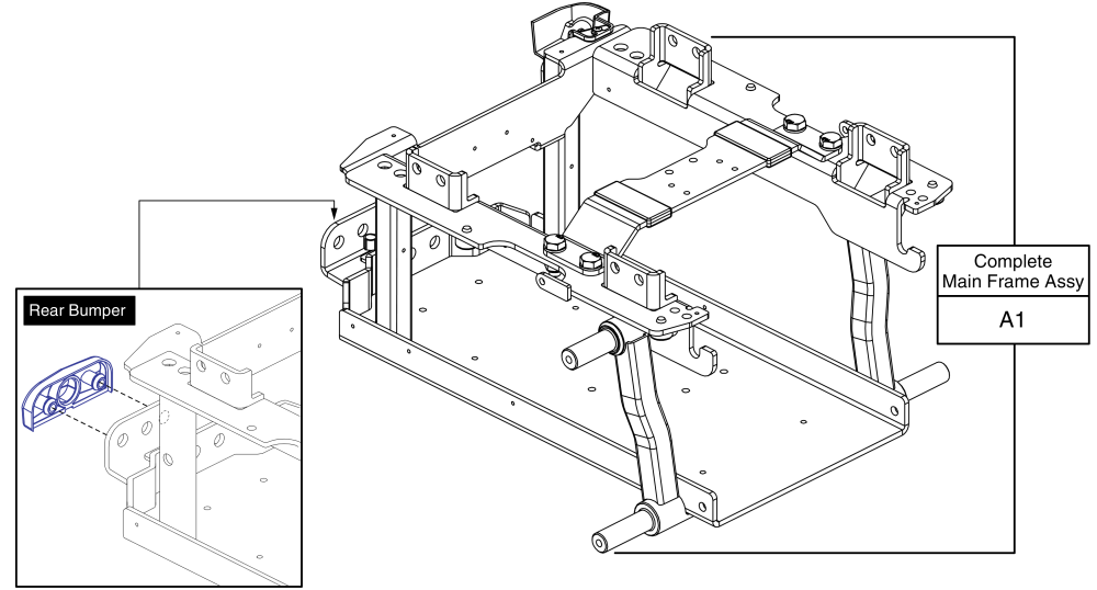 Main Frame Assy parts diagram