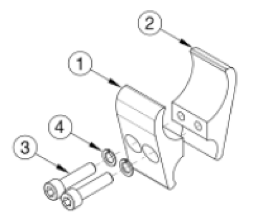 Rogue2 Wheel Lock Clamps parts diagram