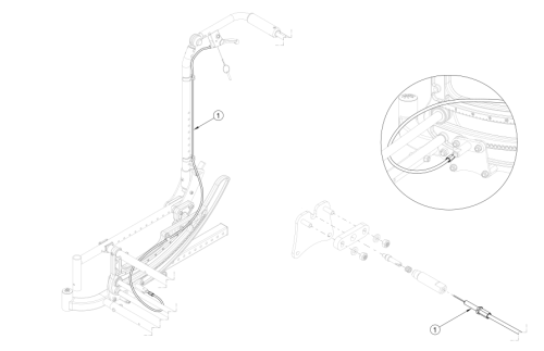 Cr45 Dual Hand Tilt With Fixed Height Backrest - Growth parts diagram