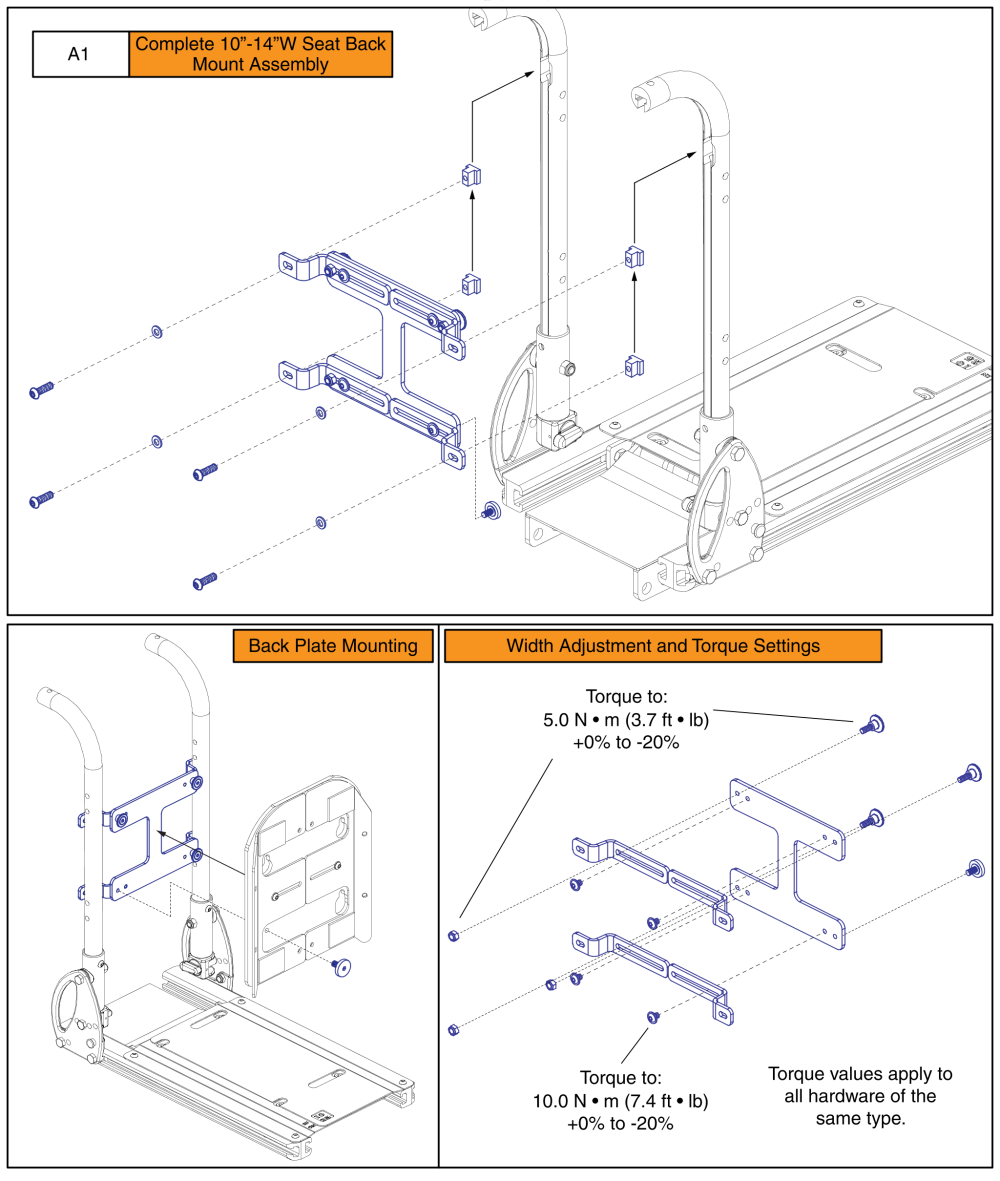 Pediatric Back Mounting Plate (10