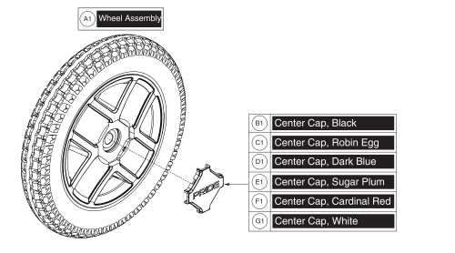 Wheel Assy parts diagram