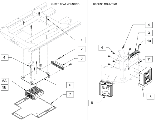 R Net Accessory Electronics S646/s636 parts diagram