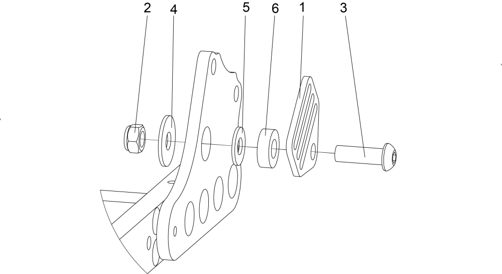 Posture Belt Mount Rehab Backrest parts diagram