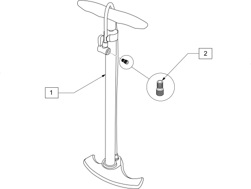 Tire Pump parts diagram