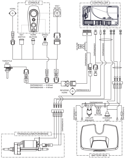 Electrical System Diagram, R Series Electronics, Gogo Elite Traveller Plus parts diagram